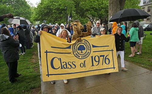 Parade of Classes, at 2026 Reunion Saturday, May 30, 2026 at Harkness Chapel. (Connecticut College photos by Sean D. Elliot)