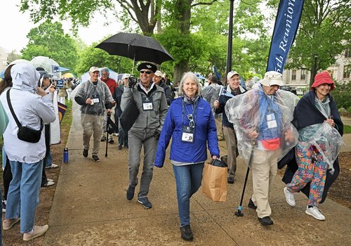 Parade of Classes, at 2026 Reunion Saturday, May 30, 2026 at Harkness Chapel. (Connecticut College photos by Sean D. Elliot)