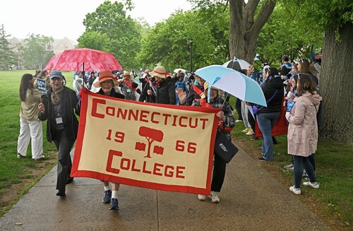 Parade of Classes, at 2026 Reunion Saturday, May 30, 2026 at Harkness Chapel. (Connecticut College photos by Sean D. Elliot)