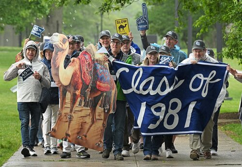 Parade of Classes, at 2026 Reunion Saturday, May 30, 2026 at Harkness Chapel. (Connecticut College photos by Sean D. Elliot)