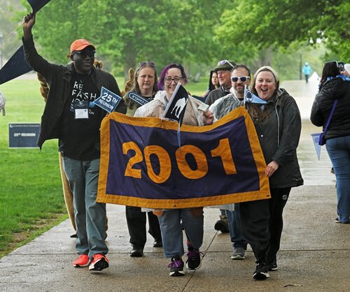 Parade of Classes, at 2026 Reunion Saturday, May 30, 2026 at Harkness Chapel. (Connecticut College photos by Sean D. Elliot)