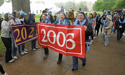 Parade of Classes, at 2026 Reunion Saturday, May 30, 2026 at Harkness Chapel. (Connecticut College photos by Sean D. Elliot)