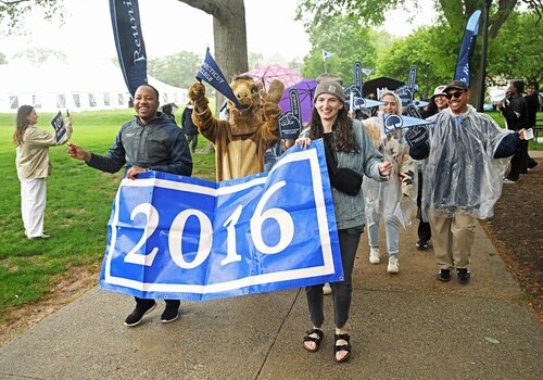 Parade of Classes, at 2026 Reunion Saturday, May 30, 2026 at Harkness Chapel. (Connecticut College photos by Sean D. Elliot)