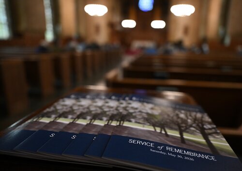 Service of Remembrance, at 2026 Reunion Saturday, May 30, 2026 at Harkness Chapel. (Connecticut College photos by Sean D. Elliot)