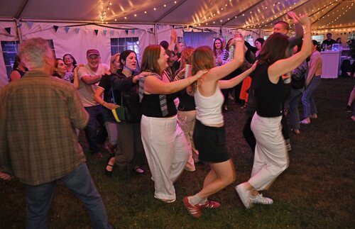 After Dark Throwback Dance Party at Reunion 2026 Friday, May 29, 2026 on Tempel Green.  (Connecticut College photos by Sean D. Elliot)