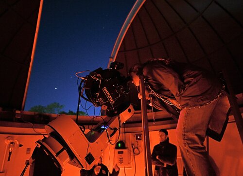 Olin Hall observatory open house, at Reunion 2026 Saturday, May 30, 2026. (Connecticut College photos by Sean D. Elliot)
