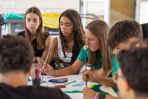 Coletivo Triciclo (Pinturas). Gabinete de Apoio Psicológico e Aconselhamento Vocacional, GAPAV