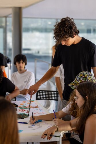 Coletivo Triciclo (Pinturas). Gabinete de Apoio Psicológico e Aconselhamento Vocacional, GAPAV
