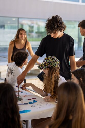 Coletivo Triciclo (Pinturas). Gabinete de Apoio Psicológico e Aconselhamento Vocacional, GAPAV