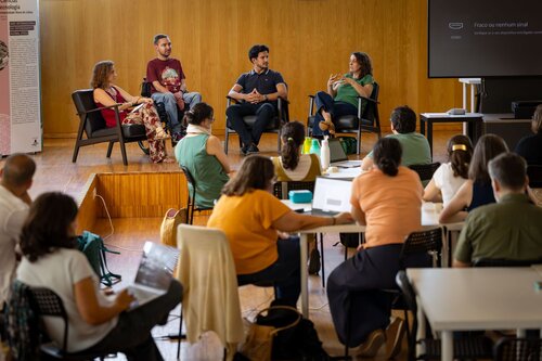 Adriana Saraiva, João Ferreira, Tiago Martinho. Patrícia Carvalho