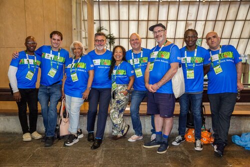 AIDS 2026, the 26th IAS Conference on HIV and AIDS. Rio de Janeiro, Brazil.
25.07.2026

[NO CODE]. Photo portraits of GC.
In the photo: volunteers supervisors group photo

©️ Eduardo Martino / IAS