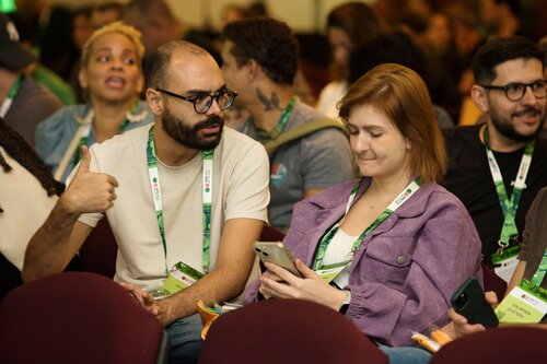 AIDS 2026, the 26th International AIDS Conference. Rio de Janeiro, Brazil.
Saturday, 25 July 2026.

Volunteers kick-off meeting. 

© Andréa Testoni / IAS