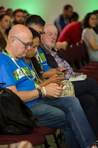 AIDS 2026, the 26th IAS Conference on HIV and AIDS. Rio de Janeiro, Brazil. 
Saturday, 25 July 2026.

Volunteers kick-off meeting. 

© Andréa Testoni / IAS