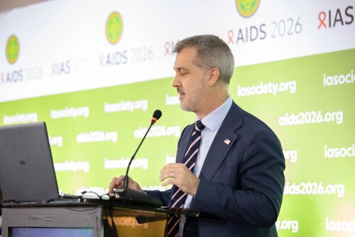 AIDS 2026, the 26th IAS Conference on HIV and AIDS. Rio de Janeiro, Brazil.


Sunday 26 July 2026  
 protest 
In the photo:  US AIDS Coordinator Jeff Graham 


©Felipe Varanda/ IAS

.
