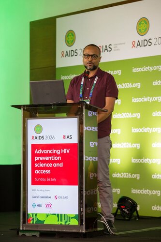 AIDS 2026, the 26th IAS Conference on HIV and AIDS. Rio de Janeiro, Brazil.
Sunday, 26 July 2026.

[PC0105]. HIV prevention science & access.
In the photo: Adriano Queiroz da Silva.

©️ Andréa Testoni / IAS