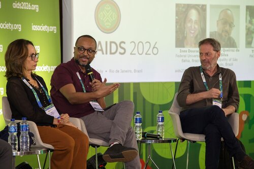 AIDS 2026, the 26th IAS Conference on HIV and AIDS. Rio de Janeiro, Brazil.
Sunday, 26 July 2026.

[PC0105]. HIV prevention science & access.
Ines Dourado, Adriano Queiroz da Silva, Artur Kalichman.

©️ Andréa Testoni / IAS
