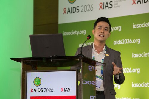 AIDS 2026, the 26th IAS Conference on HIV and AIDS. Rio de Janeiro, Brazil.
Sunday, 26 July 2026.

[PC0105]. HIV prevention science & access.
In the photo: Tin Lu.

©️ Andréa Testoni / IAS