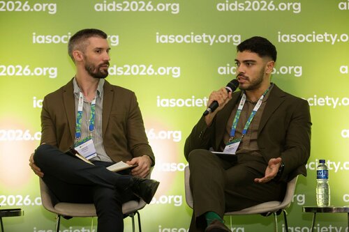 AIDS 2026, the 26th IAS Conference on HIV and AIDS. Rio de Janeiro, Brazil.
Sunday, 26 July 2026.

[PC0101]. HIV prevention science & access
In the photo: Gastón Devisich, Paulo dos Santos

©️ Andréa Testoni / IAS