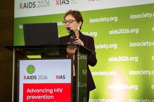 AIDS 2026, the 26th IAS Conference on HIV and AIDS. Rio de Janeiro, Brazil.
Sunday, 26 July 2026.

[PC101]. HIV prevention science & access
In the photo: Beatriz Grinsztejn (AIS President)

©️ Andréa Testoni / IAS