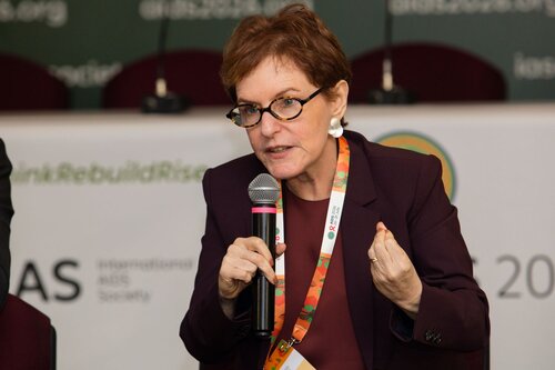 AIDS 2026, the 26th IAS Conference on HIV and AIDS. Rio de Janeiro, Brazil.
Sunday, 26 July 2026.

Media Q&A with Beatriz Grinsztejn, IAS President and AIDS 2026 International Co-Chair, Brazil 

©️ Andréa Testoni / IAS