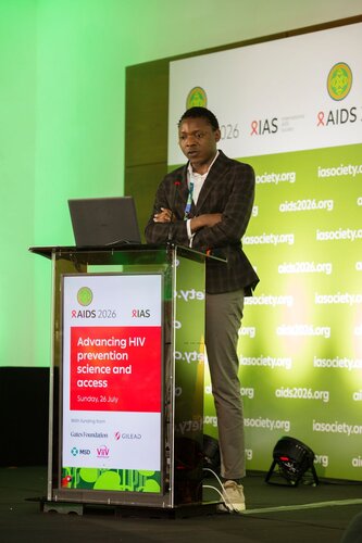 AIDS 2026, the 26th IAS Conference on HIV and AIDS. Rio de Janeiro, Brazil.
Sunday, 26 July 2026

[PC0102]. HIV prevention science & access
In the photo: Michael Ighodaro

©️ Andréa Testoni / IAS