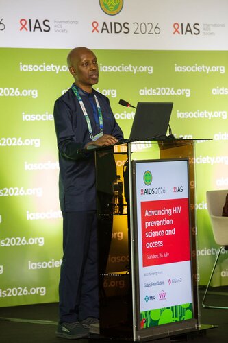 AIDS 2026, the 26th IAS Conference on HIV and AIDS. Rio de Janeiro, Brazil.
Sunday, 26 July 2026

[PC0102]. HIV prevention science & access
In the photo: Andrew Mujugira

©️ Andréa Testoni / IAS