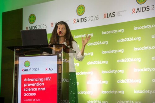 AIDS 2026, the 26th IAS Conference on HIV and AIDS. Rio de Janeiro, Brazil.
Sunday, 26 July 2026

[PC0102]. HIV prevention science & access
In the photo: Rebeca Plenk

©️ Andréa Testoni / IAS