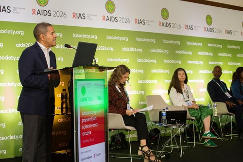 AIDS 2026, the 26th IAS Conference on HIV and AIDS. Rio de Janeiro, Brazil.
Sunday, 26 July 2026

[PC0102]. HIV prevention science & access
In the photo: Max Latailade

©️ Andréa Testoni / IAS
