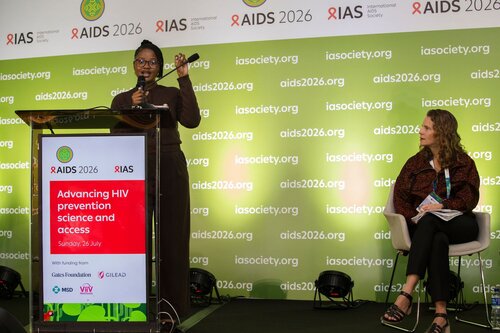 AIDS 2026, the 26th IAS Conference on HIV and AIDS. Rio de Janeiro, Brazil.
Sunday, 26 July 2026

[PC0101]. HIV prevention science & access
In the photo: Nomonde Ngema

©️ Andréa Testoni / IAS