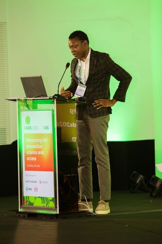 AIDS 2026, the 26th IAS Conference on HIV and AIDS. Rio de Janeiro, Brazil.
Sunday, 26 July 2026

[PC0102]. HIV prevention science & access
In the photo: Michael Ighodaro

©️ Andréa Testoni / IAS
