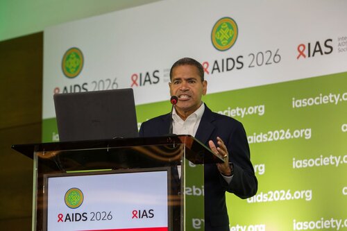 AIDS 2026, the 26th IAS Conference on HIV and AIDS. Rio de Janeiro, Brazil.
Sunday, 26 July 2026

[PC0102]. HIV prevention science & access
In the photo: Max Latailade

©️ Andréa Testoni / IAS
