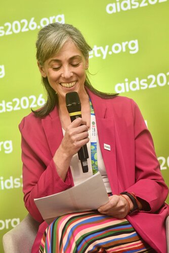 AIDS 2026, the 26th Conference on HIV and AIDS. Rio de Janeiro, Brazil.
Sunday, 26 July 2026.

PC0302. HIV cure without borders: Science, community and Latin America and Caribbean perspectives - Opening and setting the scene.
In the photos: Natalia Laufer.

© Márcia Moreira / IAS
