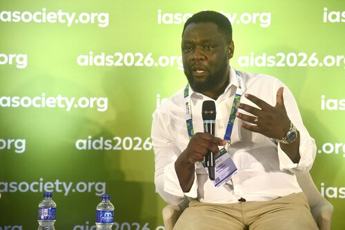 AIDS 2026, the 26th Conference on HIV and AIDS. Rio de Janeiro, Brazil.
Sunday, 26 July 2026.

PC0302. HIV cure without borders: Science, community and Latin America and Caribbean perspectives - Opening and setting the scene.
In the photos: Albert Machinda.

© Márcia Moreira / IAS
