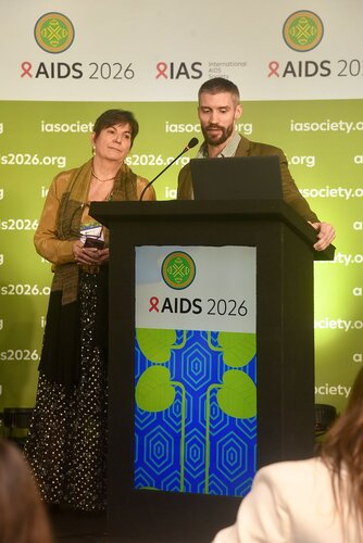 AIDS 2026, the 26th Conference on HIV and AIDS. Rio de Janeiro, Brazil.
Sunday, 26 July 2026.

PC0302. HIV cure without borders: Science, community and Latin America and Caribbean perspectives - Opening and setting the scene.
In the photos: Panel / Sandra Wagner Cardoso, Gastón Devisich.

© Márcia Moreira / IAS