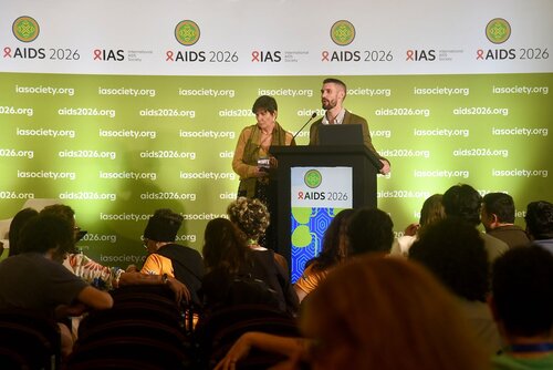 AIDS 2026, the 26th Conference on HIV and AIDS. Rio de Janeiro, Brazil.
Sunday, 26 July 2026.

PC0302. HIV cure without borders: Science, community and Latin America and Caribbean perspectives - Opening and setting the scene.
In the photos: Panel / Sandra Wagner Cardoso, Gastón Devisich.

© Márcia Moreira / IAS