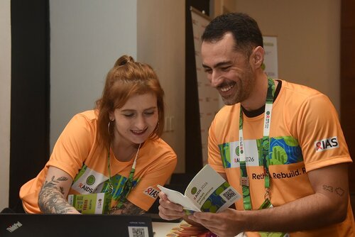 AIDS 2026, the 26th IAS Conference on HIV and AIDS. Rio de Janeiro, Brazil.
Sunday, 26 July 2026.

GENCON. General conference photos.
In the photos: Volunteers.

© Márcia Moreira / IAS.