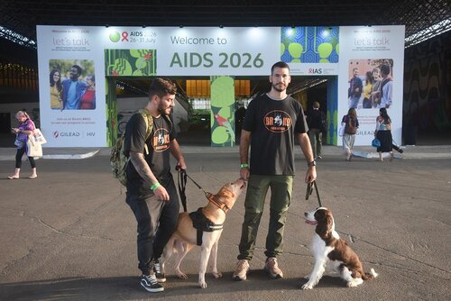 AIDS 2026, the 26th IAS Conference on HIV and AIDS. Rio de Janeiro, Brazil.
Sunday, 26 July 2026.

GENCON. General conference photos.
In the photos: Trained dogs.

© Márcia Moreira / IAS.