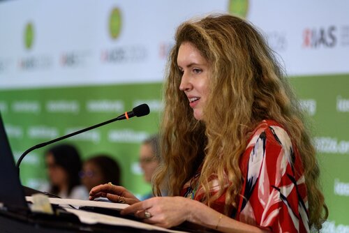 AIDS 2026, the 26th IAS Conference on HIV and AIDS. Rio de Janeiro, Brazil.
Sunday, 26 July 2026.

PCO703. 12th Symposiun on Children and Adolescents with Perinatal HIV Exposure. Debate on stage.

©️ Rogério von Krüger / IAS