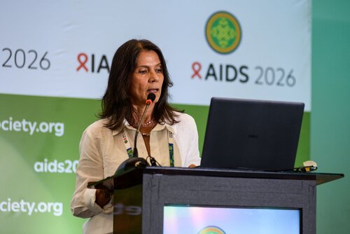 AIDS 2026, the 26th IAS Conference on HIV and AIDS. Rio de Janeiro, Brazil.
Sunday, 26 July 2026.

PCO703. 12th Symposiun on Children and Adolescents with Perinatal HIV Exposure. Debate on stage.

©️ Rogério von Krüger / IAS