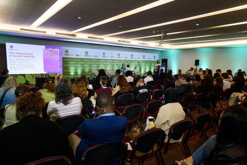 AIDS 2026, the 26th IAS Conference on HIV and AIDS. Rio de Janeiro, Brazil.
Sunday, 26 July 2026.

PCO703. 12th Symposiun on Children and Adolescents with Perinatal HIV Exposure. Debate on stage.

©️ Rogério von Krüger / IAS