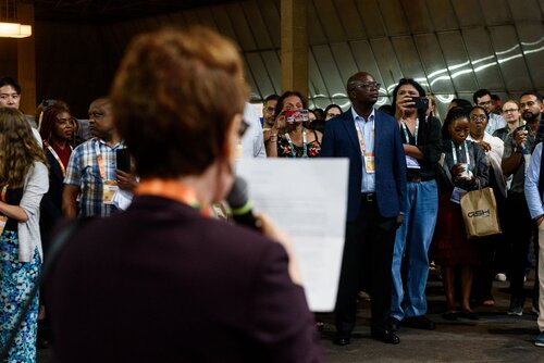 AIDS 2026, the 26th International AIDS Conference. Rio de Janeiro, Brazil.
Sunday, 26 July 2026.

SCHOLWR. Scholarship welcome reception. 
In the photo: Speakers

©️ Rogério von Krüger / IAS