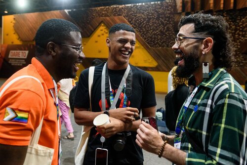 AIDS 2026, the 26th International AIDS Conference. Rio de Janeiro, Brazil.
Sunday, 26 July 2026.

SCHOLWR. Scholarship welcome reception. 
In the photo: Delegates.

©️ Rogério von Krüger / IAS