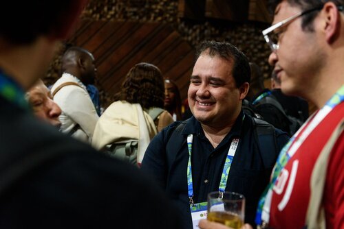 AIDS 2026, the 26th International AIDS Conference. Rio de Janeiro, Brazil.
Sunday, 26 July 2026.

SCHOLWR. Scholarship welcome reception. 
In the photo: Delegates.

©️ Rogério von Krüger / IAS