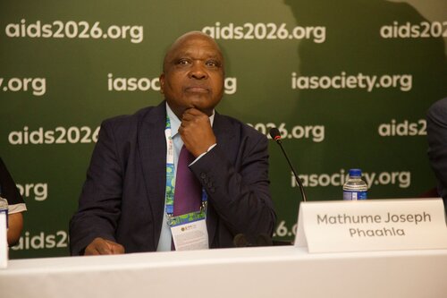 AIDS 2026, the 26th International AIDS Conference. Rio de Janeiro, Brazil.
Monday, 27 July 2026

PRESS01. Opening press conference
In the photo: Mathuma Joseph

©️ Andréa Testoni / IAS