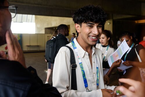 AIDS 2026, the 26th International AIDS Conference. Rio de Janeiro, Brazil.
Monday, 27 July 2026.

YLPKO. Young Leaders Programme Kick-off.
In the photo: Candid photos of Young Leaders interacting.

©️ Rogério von Krüger / IAS