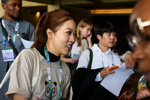 AIDS 2026, the 26th International AIDS Conference. Rio de Janeiro, Brazil.
Monday, 27 July 2026.

YLPKO. Young Leaders Programme Kick-off.
In the photo: Candid photos of Young Leaders interacting.

©️ Rogério von Krüger / IAS