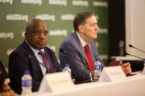 AIDS 2026, the 26th International AIDS Conference. Rio de Janeiro, Brazil.
Monday, 27 July 2026

PRESS01. Opening press conference
In the photo: Mathume Joseph Phaahia, Jarbas Barbosa

©️ Andréa Testoni / IAS