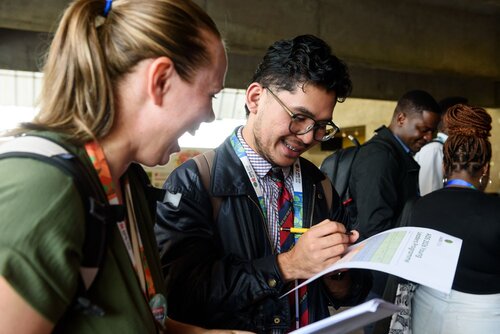 AIDS 2026, the 26th International AIDS Conference. Rio de Janeiro, Brazil.
Monday, 27 July 2026.

YLPKO. Young Leaders Programme Kick-off.
In the photo: Candid photos of Young Leaders interacting.

©️ Rogério von Krüger / IAS