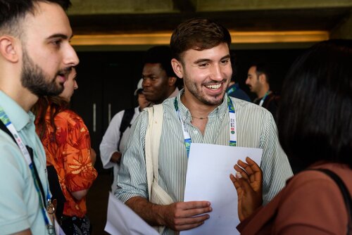 AIDS 2026, the 26th International AIDS Conference. Rio de Janeiro, Brazil.
Monday, 27 July 2026.

YLPKO. Young Leaders Programme Kick-off.
In the photo: Candid photos of Young Leaders interacting.

©️ Rogério von Krüger / IAS