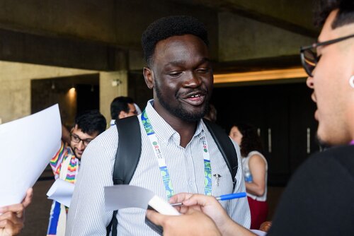 AIDS 2026, the 26th International AIDS Conference. Rio de Janeiro, Brazil.
Monday, 27 July 2026.

YLPKO. Young Leaders Programme Kick-off.
In the photo: Candid photos of Young Leaders interacting.

©️ Rogério von Krüger / IAS